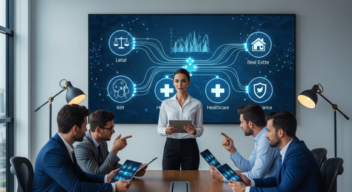 Cross-vertical lead optimization strategies in an integrated call exchange